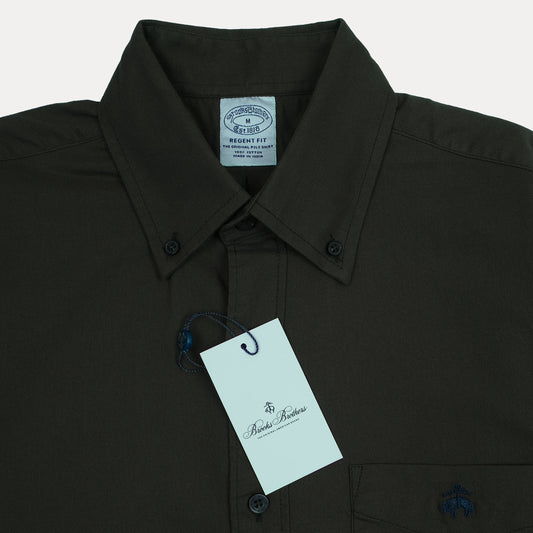 BROOKS BROTHERS Enchanted Fern Tailored Fit Long Sleeve Shirt