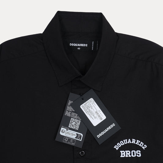 DSQUARED2 Radiant Onyx Whisper Classic Fit Long Sleeve Shirt