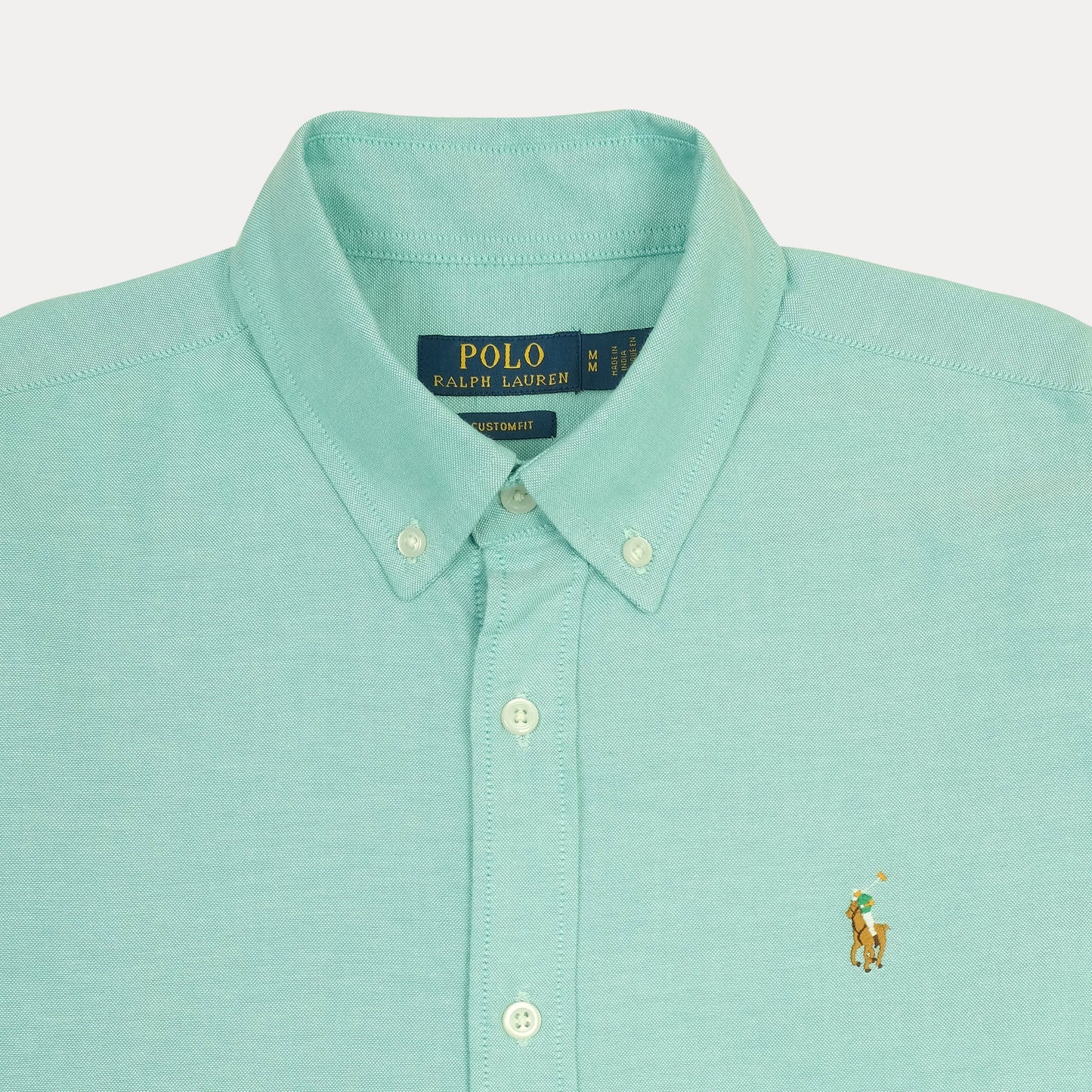 POLO RALPH LAUREN Classic Fit Button-Down Shirt in Mint Green