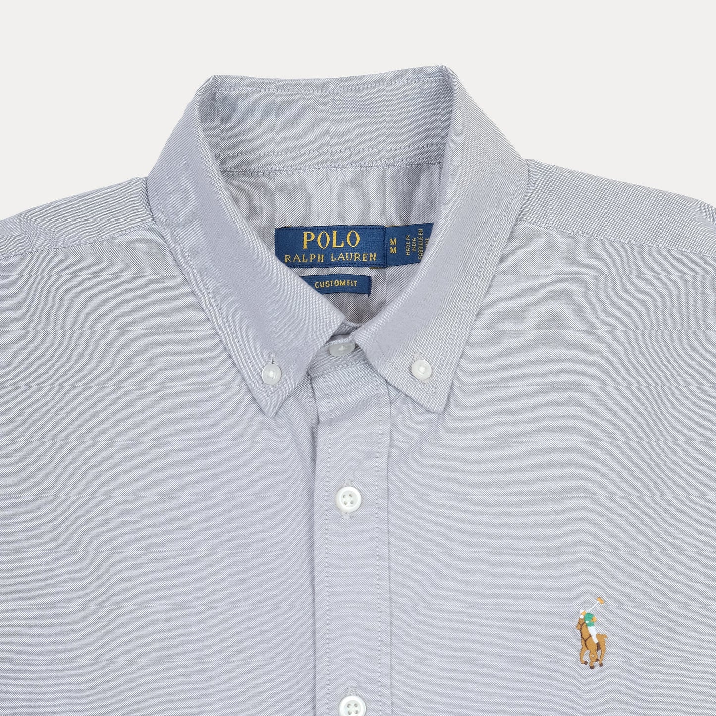 Polo Ralph Lauren Custom Fit Button-Down Shirt in Light Blue
