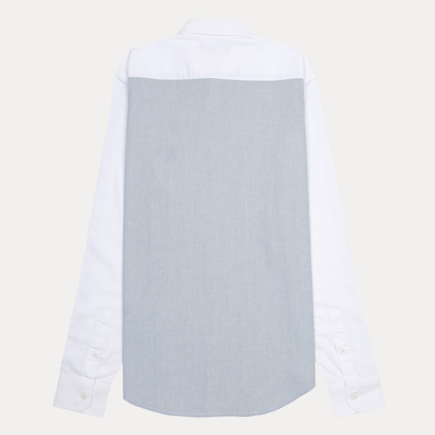 KARL LAGERFELD Chic Striped Elegance Shirt in Crisp White