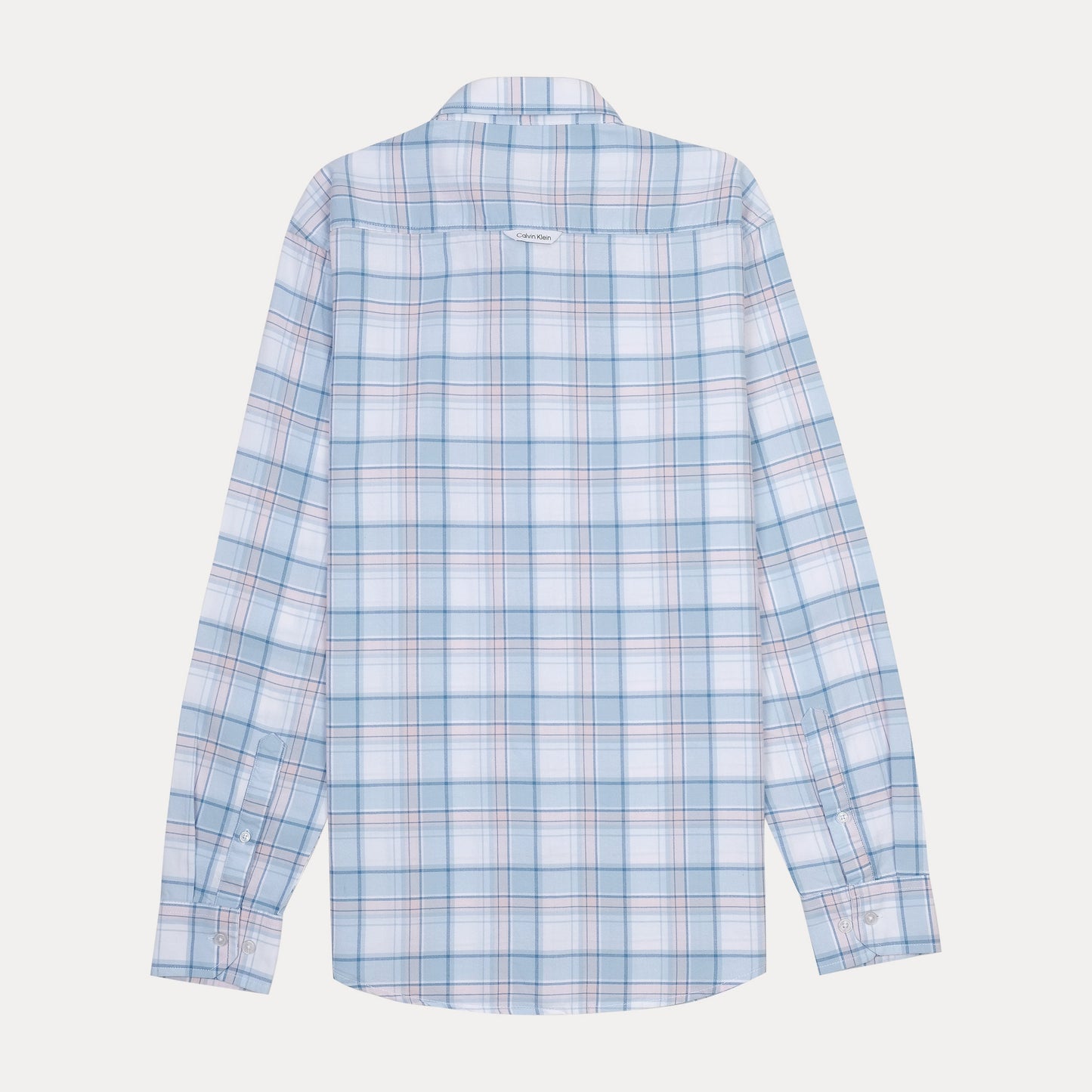 Calvin Klein Jeans Breezy Blue Plaid Button-Up Shirt