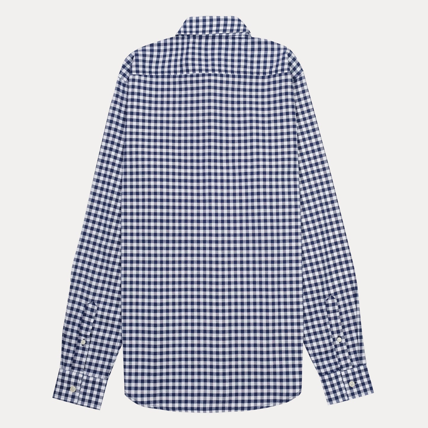 Lacoste Slim Fit Gingham Delight Shirt in Nautical Navy & White