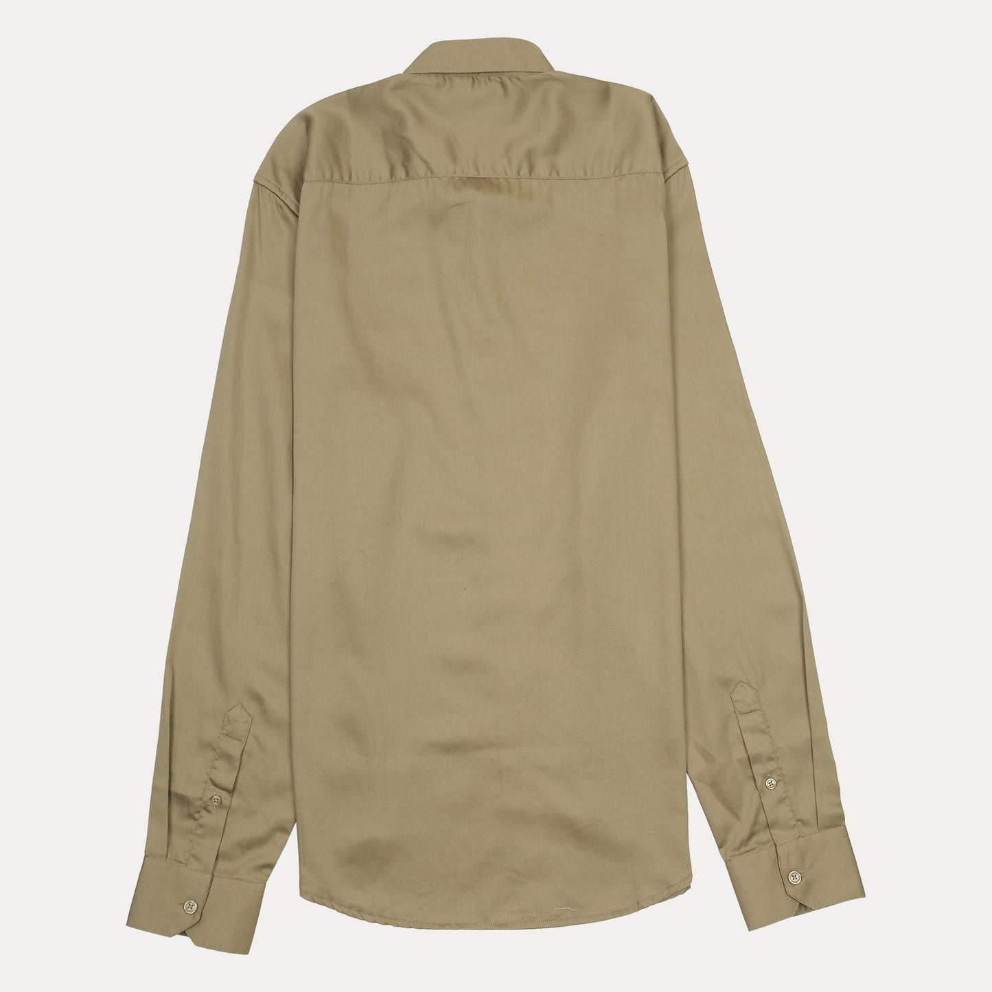 Giorgio Armani Classic Olive Button-Up Shirt