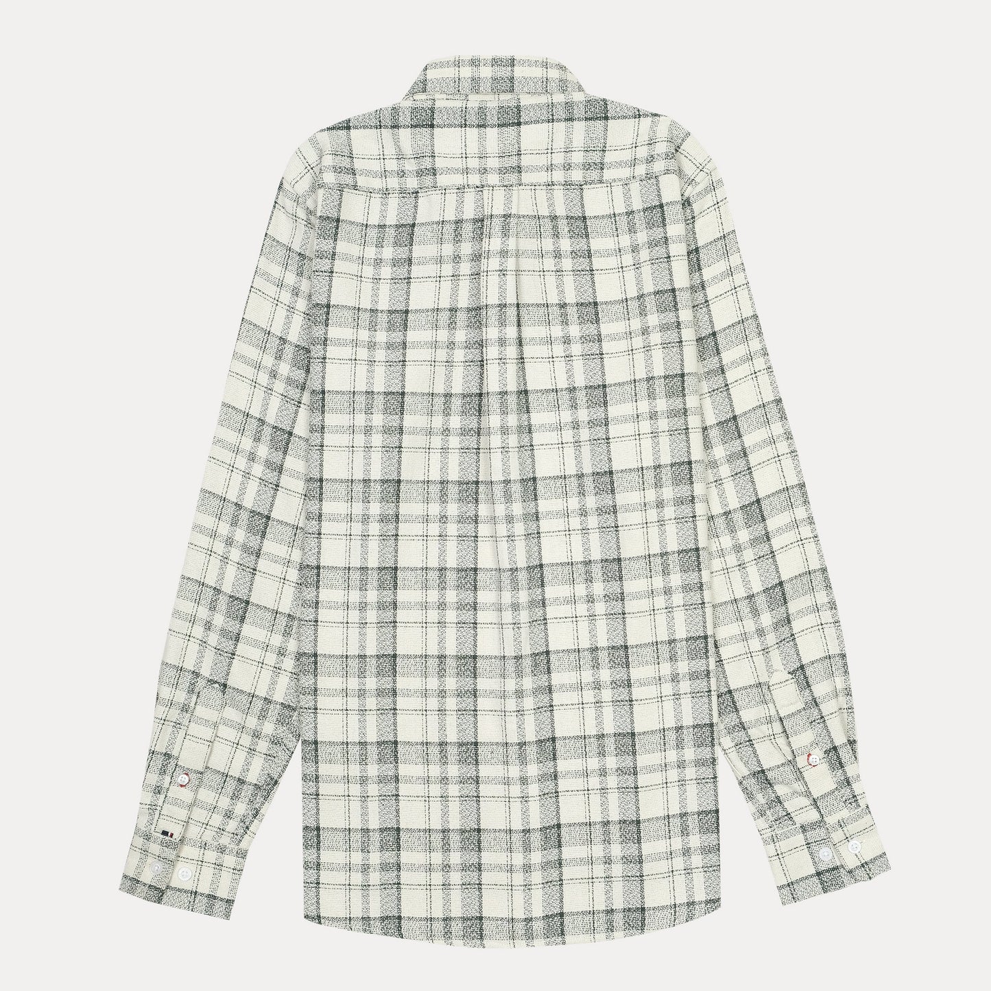 Tommy Hilfiger Organic Cotton Slim Fit Plaid Shirt in Whispering Willow