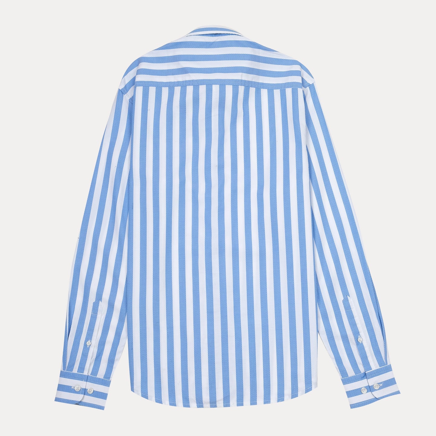 Tommy Hilfiger Organic Cotton Striped Shirt in Sky Blue Bliss