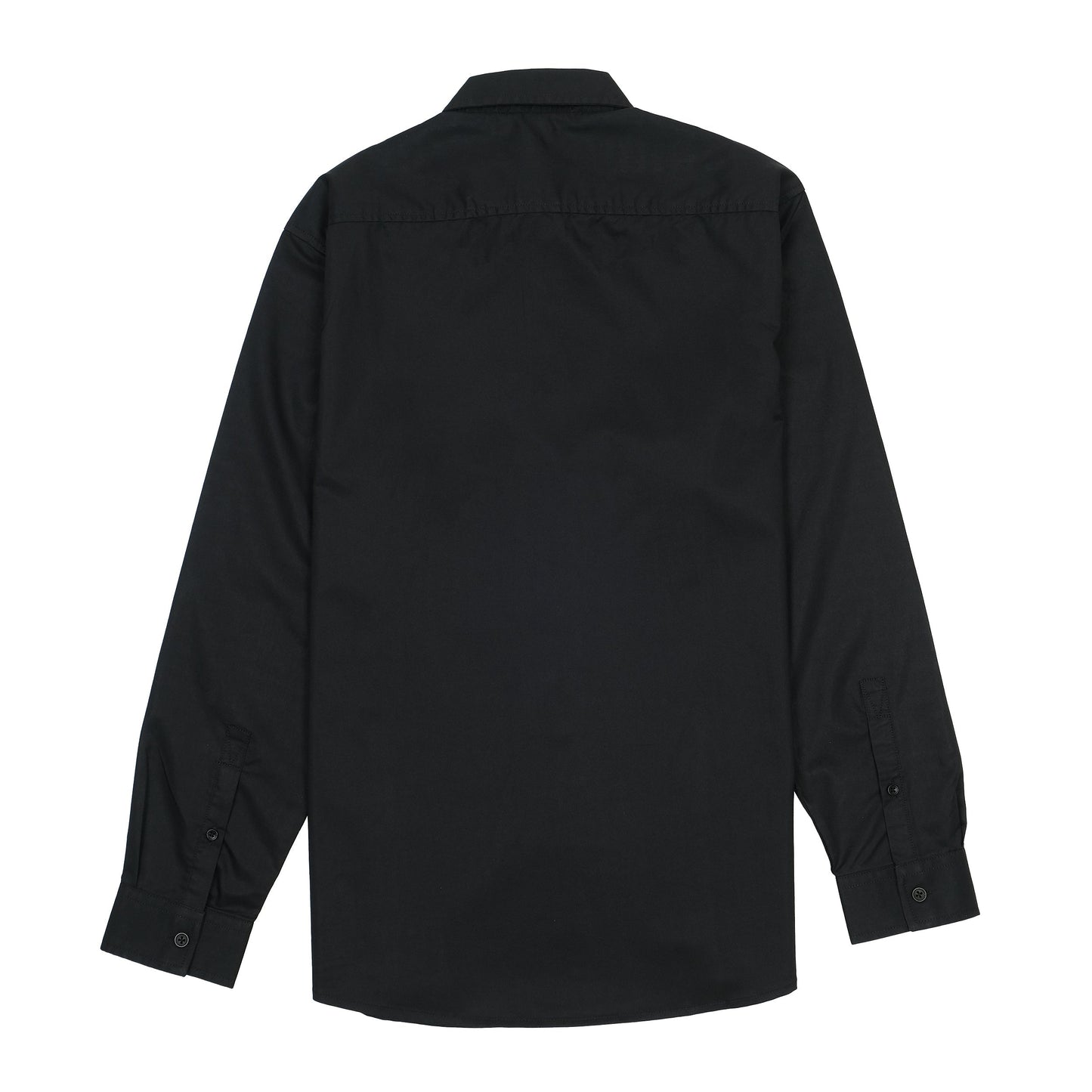 Versace Jeans Couture Elegant Midnight Black Button-Up Shirt