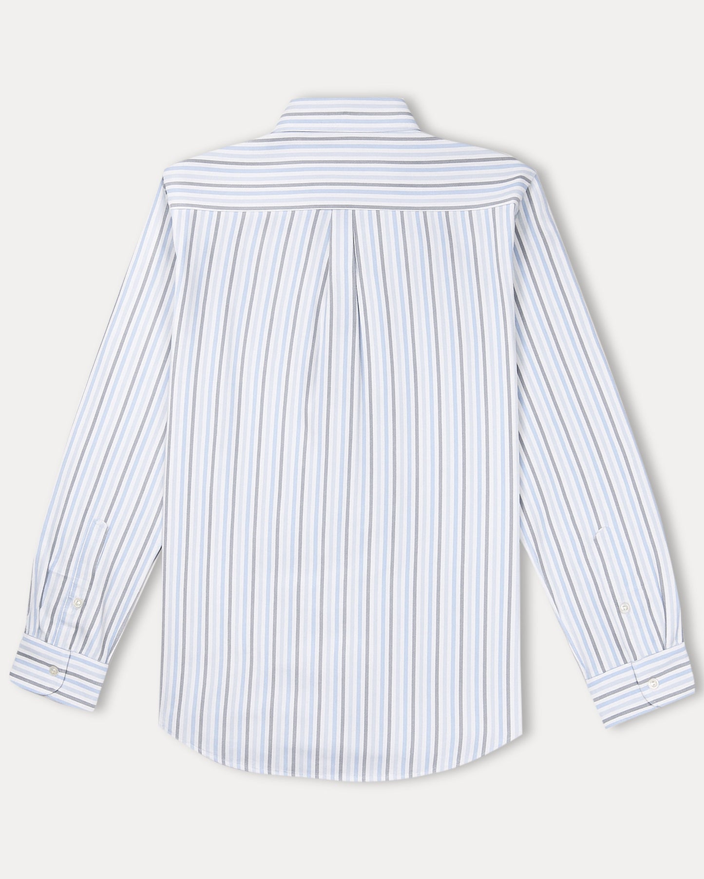 Polo Ralph Lauren Striped Elegance Cotton Shirt in Serene Sky