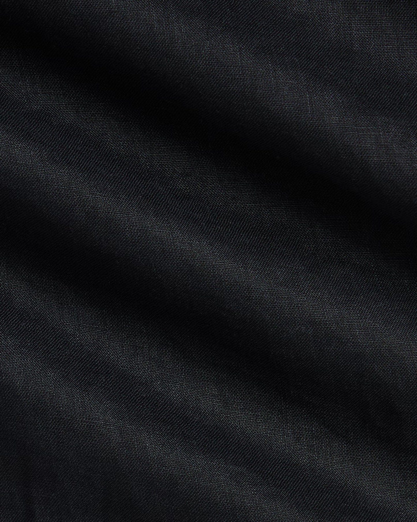 Polo Ralph Lauren Elegant Midnight Black Linen Shirt