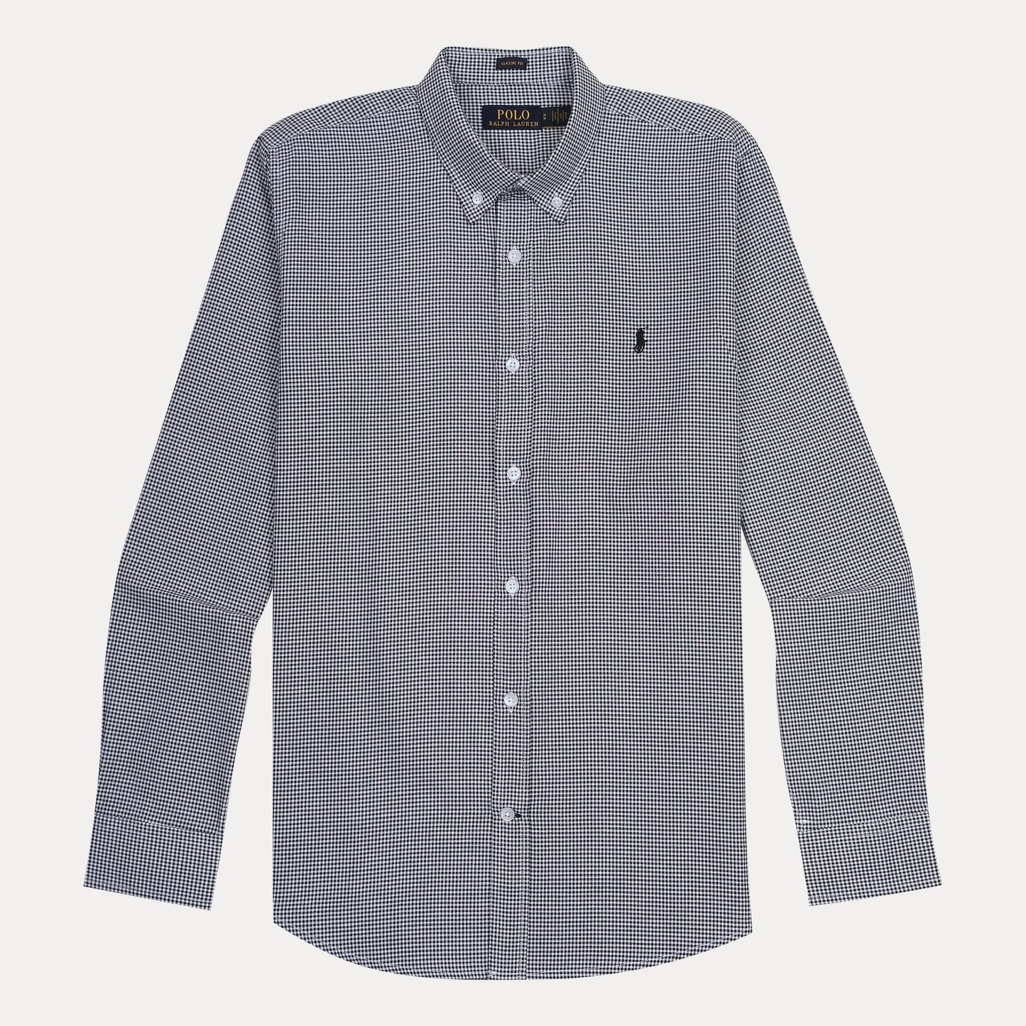 Polo Ralph Lauren Classic Fit Gingham Shirt in Charcoal Check