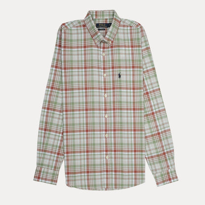 POLO RALPH LAUREN Rustic Sage Classic Fit Long Sleeve Plaid Shirt