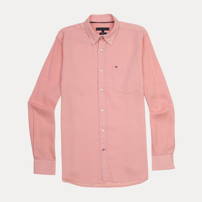 Tommy Hilfiger Soft Coral Button-Up Shirt
