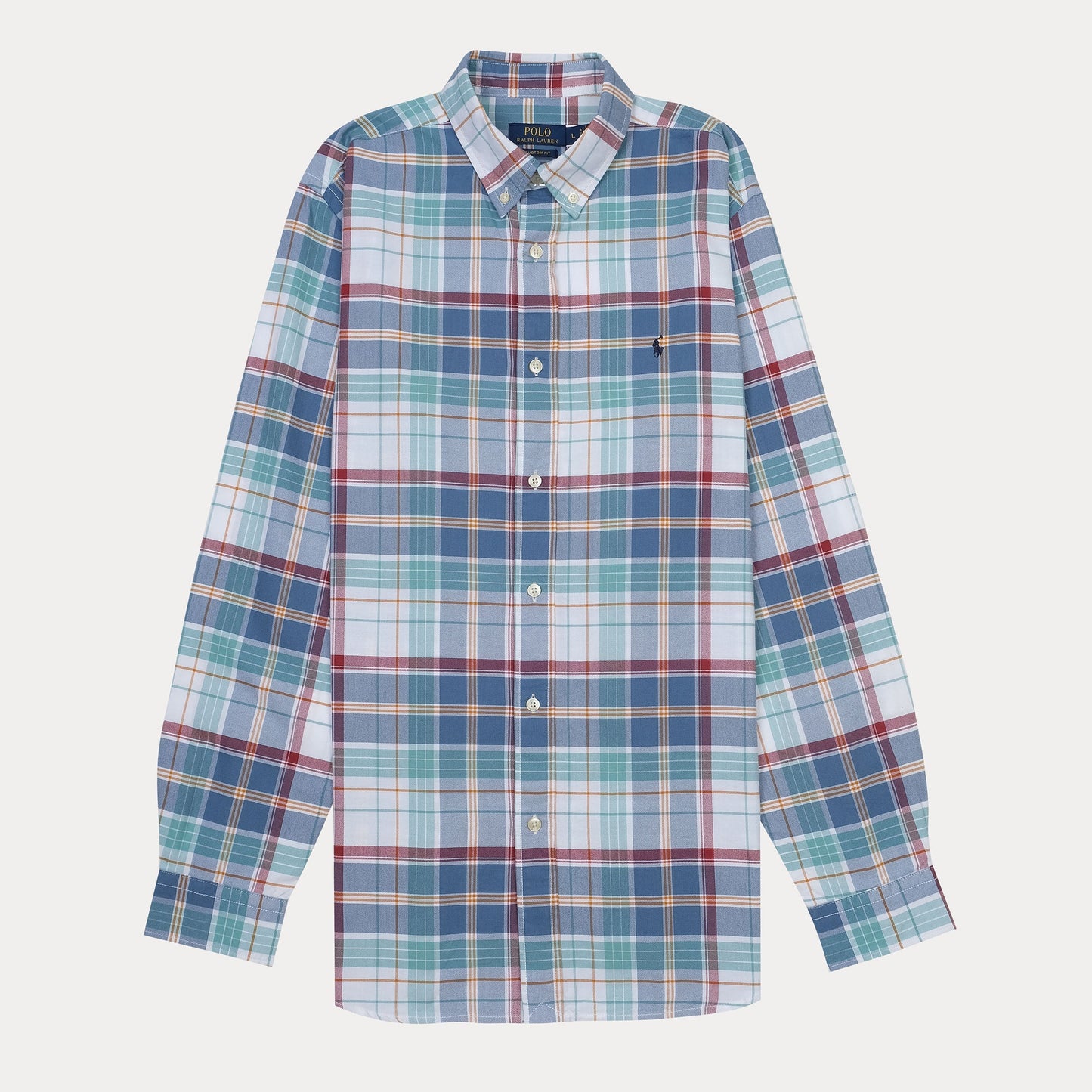POLO RALPH LAUREN Custom Fit Plaid Button-Down Shirt