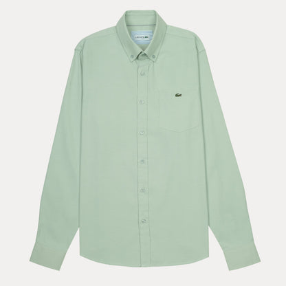 Lacoste Slim Fit Serene Sage Button-Up Shirt
