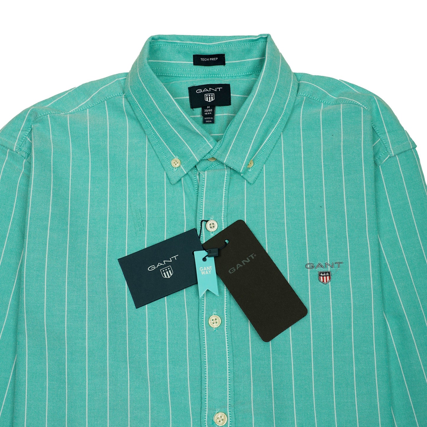 GANT Astral Aqua Tailored Fit Long Sleeve Shirt