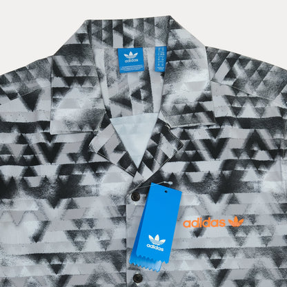 adidas Urban Geometric Short-Sleeve Shirt in Monochrome Mirage