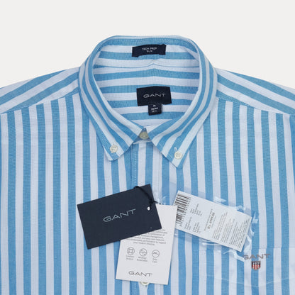 GANT Breezy Blue Striped Tech Prep Shirt