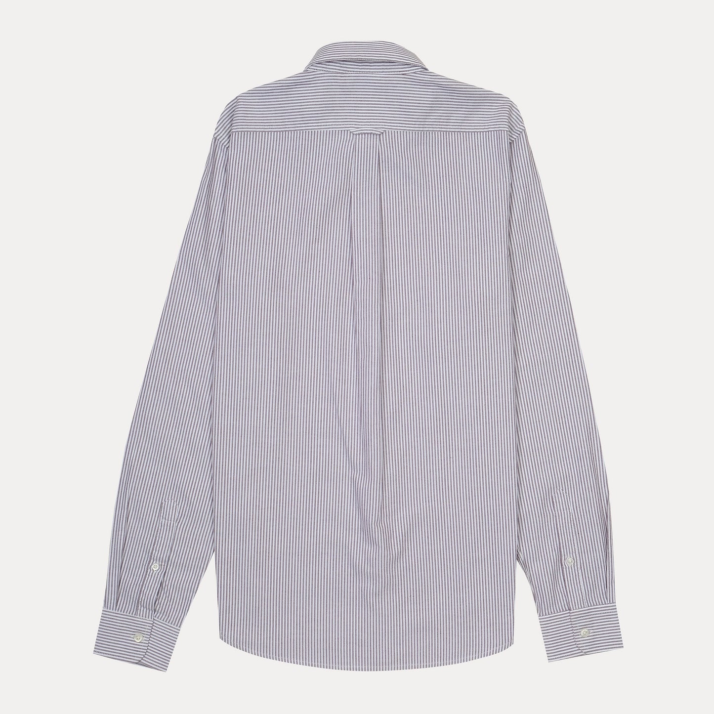 Lacoste Striped Elegance Regular Fit Shirt in Majestic Plum