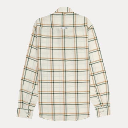 CALVIN KLEIN JEANS Harvest Cream Tailored Fit Long Sleeve Checked Shirt