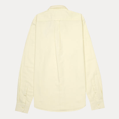 Lacoste Pique Striped Delight Shirt in Soft Lemon
