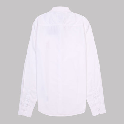 Armani Exchange Classic White Button-Up Shirt with Logo