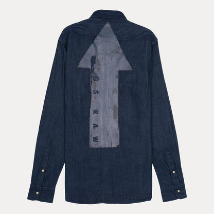 G-STAR RAW Opulent Indigo Slim Fit Long Sleeve Denim Shirt