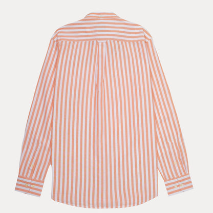GANT Tech Prep Striped Shirt in Coral Sunrise