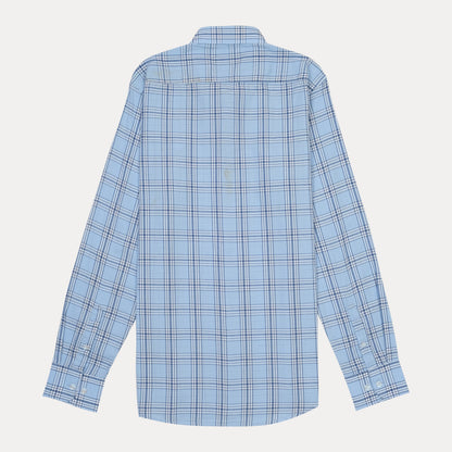HACKETT Effervescent Sky Checkered Slim Fit Shirt