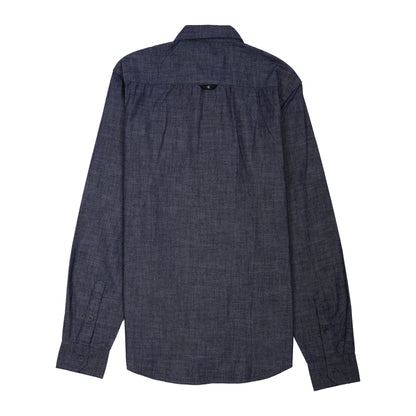 CALVIN KLEIN JEANS Prismatic Slate Tailored Fit Long Sleeve Chambray Shirt