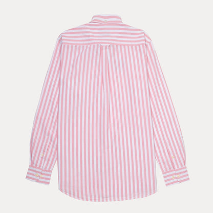 GANT Striped Elegance Tech Prep Shirt in Blushing Pink