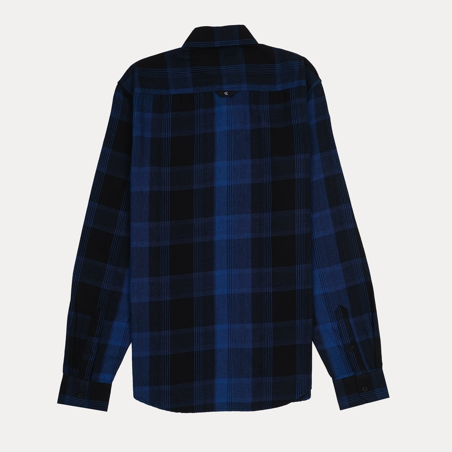 CALVIN KLEIN Oceanic Indigo Tailored Fit Long Sleeve Button-Up Shirt