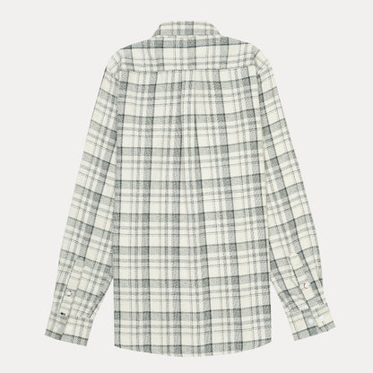 Tommy Hilfiger Organic Cotton Slim Fit Plaid Shirt in Whispering Willow