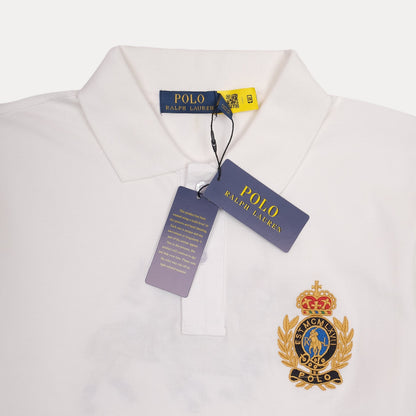 POLO RALPH LAUREN Whimsical Pearl Classic Fit Short Sleeve Piqu������ Polo Shirt