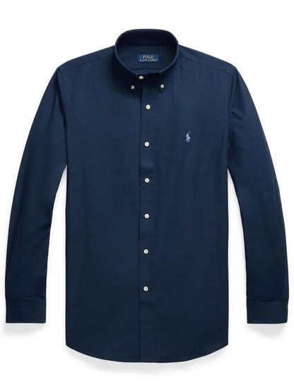 Polo Ralph Lauren Classic Elegance Button-Up Shirt in Midnight Navy