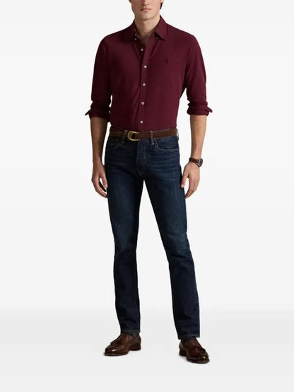 Polo Ralph Lauren Luxurious Merlot Button-Up Shirt