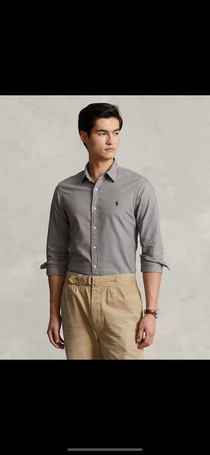 Polo Ralph Lauren Timeless Charcoal Button-Up Shirt