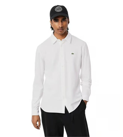 Lacoste Elegant Whisper White Long Sleeve Shirt