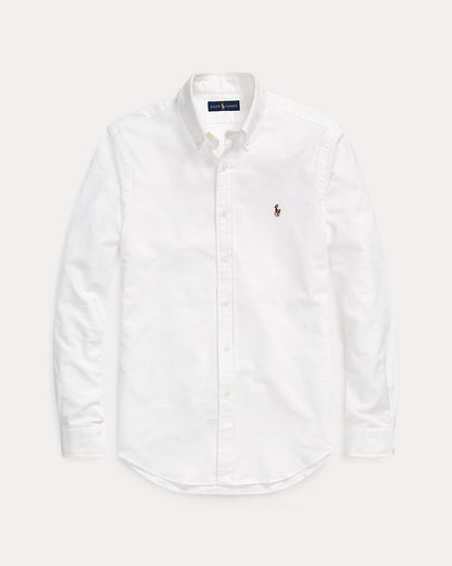 Ralph Lauren Classic White Elegance Button-Up Shirt